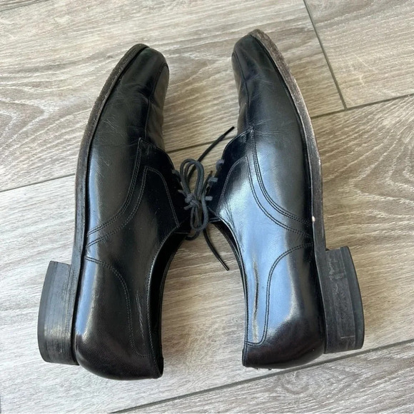 Florsheim Mens Black Leather Oxfords Shoe